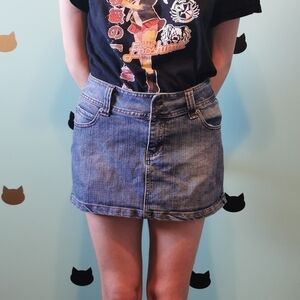 DENIM Miniskirt Faded 13